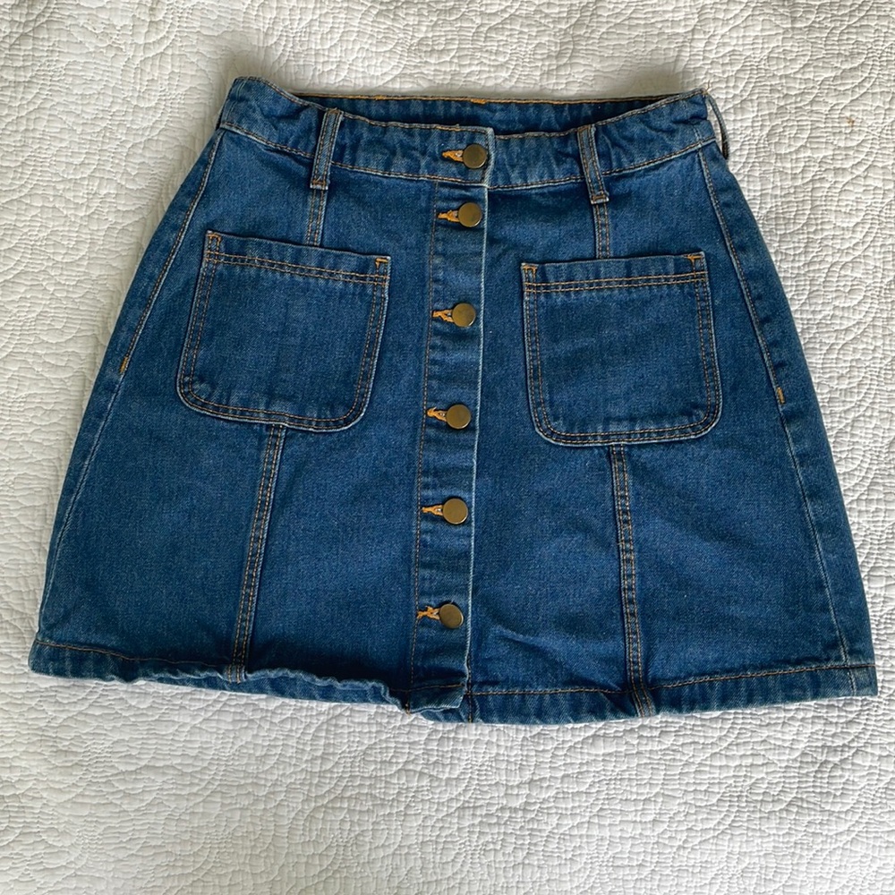 Denim H&M Skirt